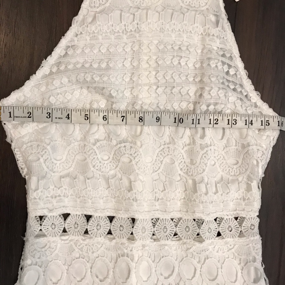 CBR white crochet high neck dress - Picture 4 of 6